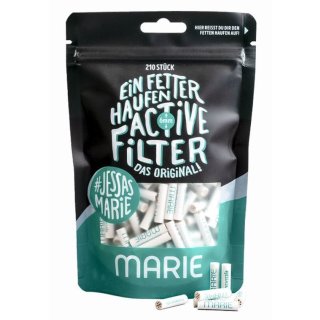 MARIE Aktivkohle Filter Kokoskohle 6 mm 210 St&uuml;ck &quot;fetter Haufen&quot;