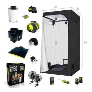 Garden Highpro Growbox-Komplett Set 80 x 80 x 180 cm