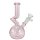 JJ Glasbong mit Knick ohne Kickloch 4 mm H 21 cm 14,5er - pink