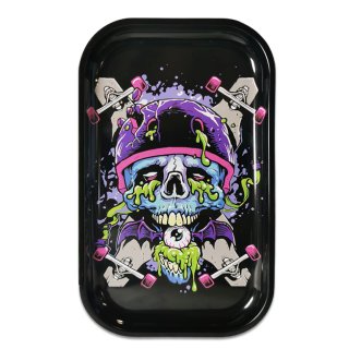 Rolling Tray Skater Skull 270 x 160 mm