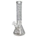 BL Hieroglyphen Beakerbong Ice Glow 7 mm  H 39 cm 18,8er