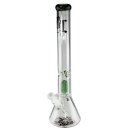 Black Leaf Beakerbong Ice mit 4-Arm Perkolator H 45,5 cm 18,8er - gr&uuml;n