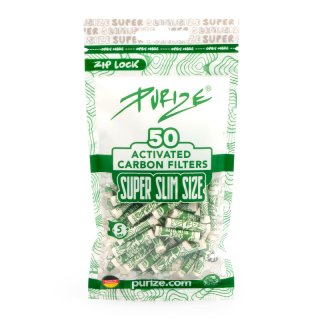 Purize Aktivkohlefilter Super Slim 50 Stk. &Oslash; 5 mm