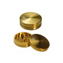 Black Leaf Alugrinder 2 teilig &Oslash; 55 mm - golden