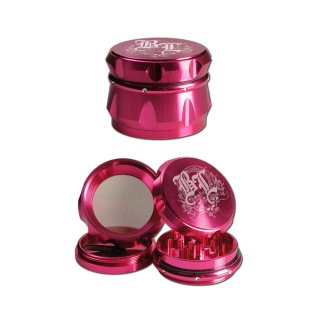 Black Leaf Alugrinder Crown 4 teilig &Oslash; 55 mm - pink