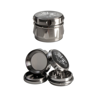 Black Leaf Alugrinder Crown 4 teilig &Oslash; 55 mm - grau