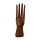 Peru Holzfigur Hand stehend alle Finger 20cm