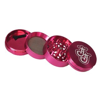 Jelly Joker Alugrinder Cross 4 Teile &Oslash; 62 mm - pink