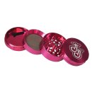 Jelly Joker Alugrinder Cross 4 Teile &Oslash; 62 mm - pink