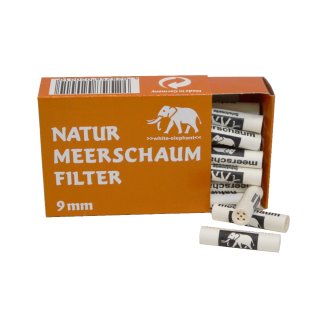 White Elephant Meerschaumfilter &Oslash; 9 mm 40er