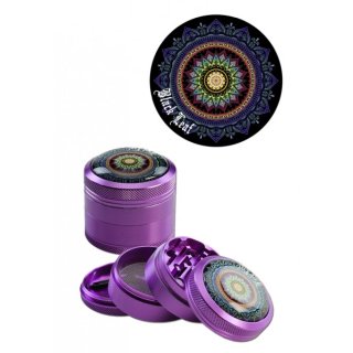 Black Leaf Alugrinder Mandala 4 teilig &Oslash; 50 mm - lila