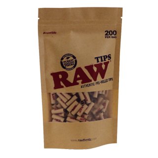 RAW Tips vorgerollt 200 Stk./Beutel