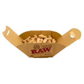 RAW Tips konisch vorgerollt 100 Stk./Box