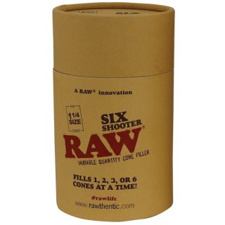 RAW Six Shooter f&uuml;r 1 1/4 Size 1, 2, 3 od. 6 Cones auf einmal