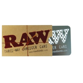 RAW Grinder Card 8,5 x 5 cm