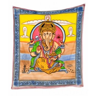 Tuch Kar. Lord Ganesha pastell 210 x 230 cm