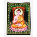 Tuch Kar. Wandposter Buddha bunt 75 x 100 cm