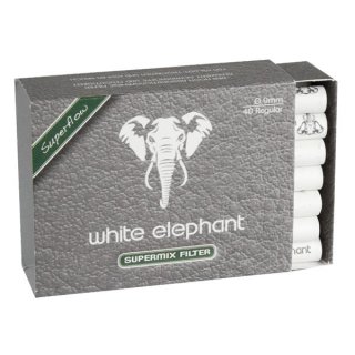White Elephant Supermix Meerschaum + Aktivkohle Ø 9mm 40er