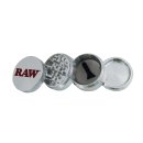 RAW Alugrinder 4 teilig &Oslash; 56 mm - silber