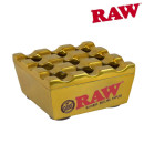 RAW Metall Aschenbecher Windproof ca. 8 x 8 x 3,5 cm 