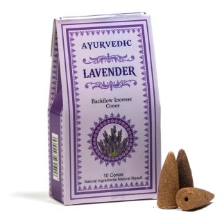 R&auml;ucherkegel R&uuml;ckfluss Ayurvedische Lavendel 30 g 