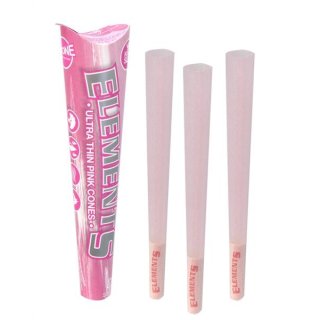 Elements Cones Pink Kingsize Slim 3er Pack