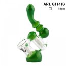 GG Bubbler Saxo Green H 18 cm