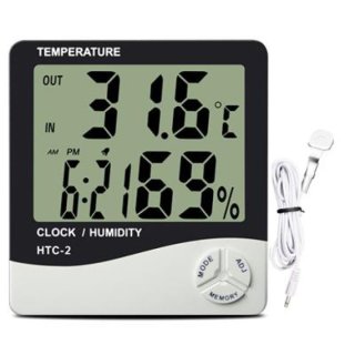 Digital Series Thermo-Hygrometer mit MIn./Max. Speicher &amp; externer Temp. Sonde