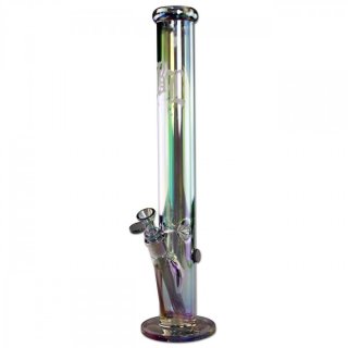 Black Leaf Neverland Bong mit Metalliceffekt 5 mm &Oslash; 51 mm H 435 cm 18,8er auf 14,5er Regenbogeneffekt