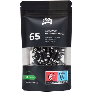 Kailar Aktivkohlefilter 65 Stk. &Oslash; 5,,9 mm  Schwarz