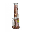 Glasbong Archimedes Reactor Icebong mit Kupfermantel H 40...